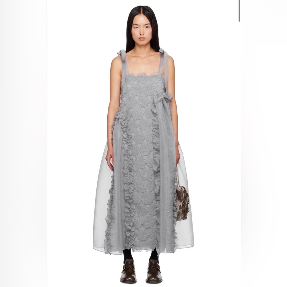 NWT Cecilie Bahnsen Gray Oswald Dress